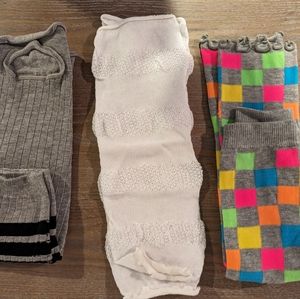 Lot of Leg warmers 3 pairs
